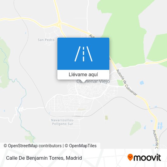 Mapa Calle De Benjamín Torres