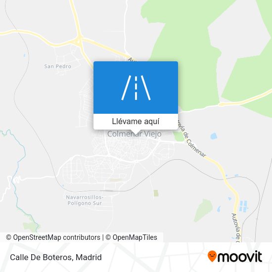 Mapa Calle De Boteros