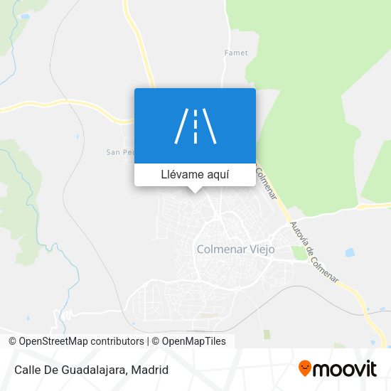 Mapa Calle De Guadalajara