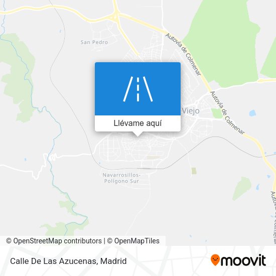 Mapa Calle De Las Azucenas