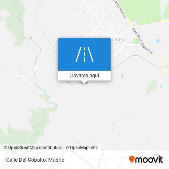 Mapa Calle Del Cobalto
