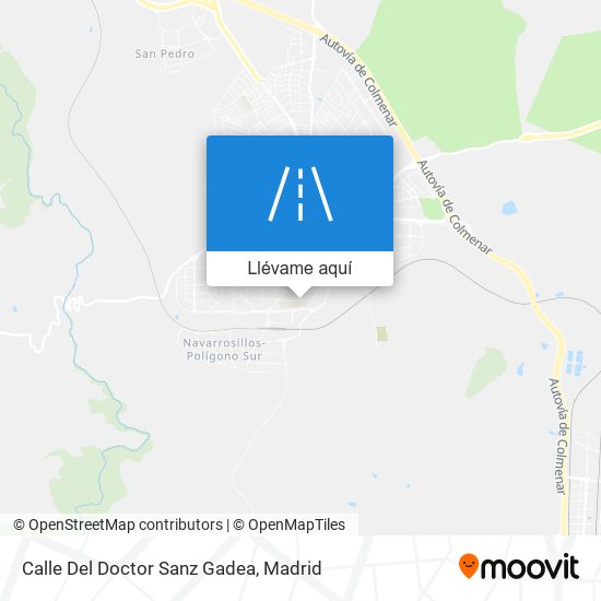 Mapa Calle Del Doctor Sanz Gadea