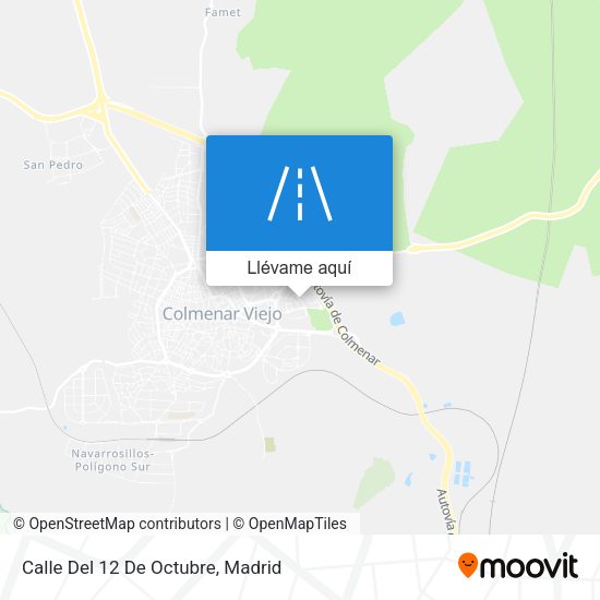 Mapa Calle Del 12 De Octubre