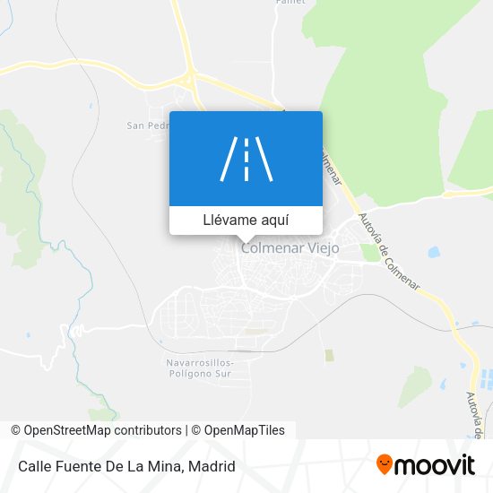 Mapa Calle Fuente De La Mina