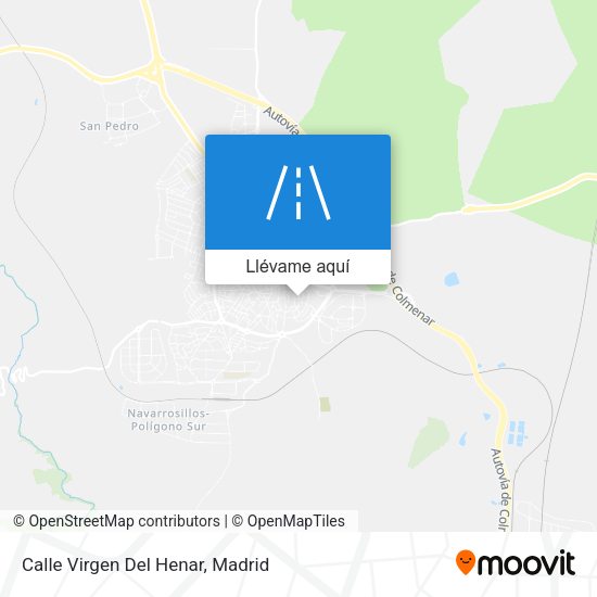 Mapa Calle Virgen Del Henar