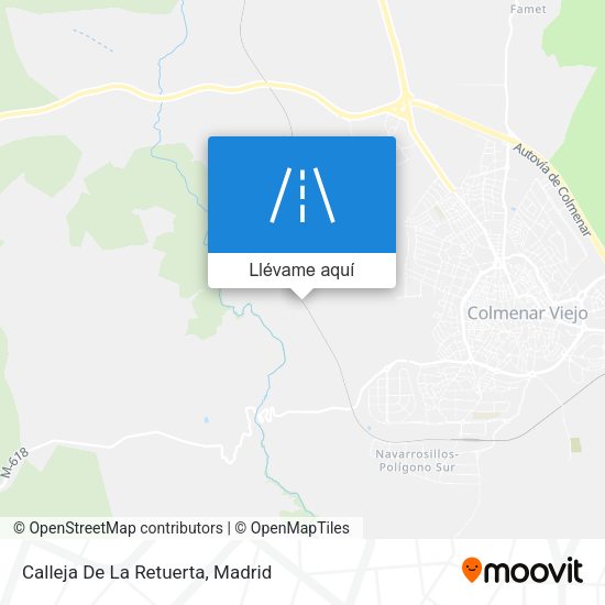 Mapa Calleja De La Retuerta