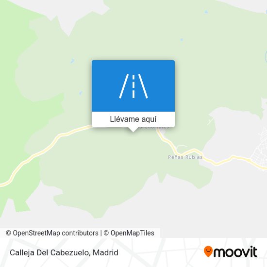 Mapa Calleja Del Cabezuelo