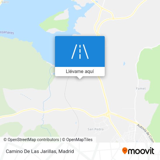 Mapa Camino De Las Jarillas