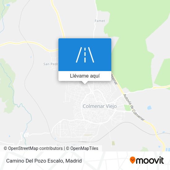 Mapa Camino Del Pozo Escalo