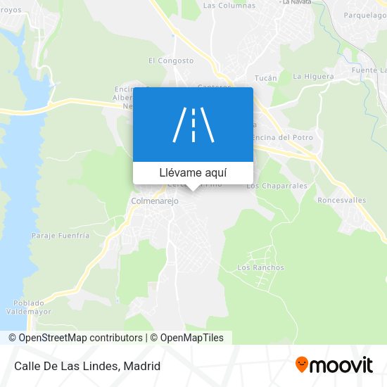 Mapa Calle De Las Lindes