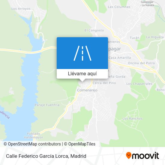 Mapa Calle Federico García Lorca