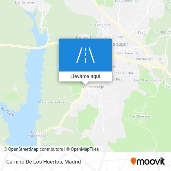 Mapa Camino De Los Huertos
