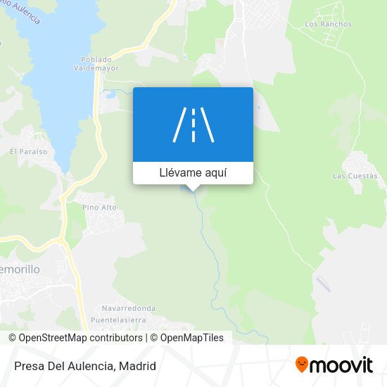 Mapa Presa Del Aulencia