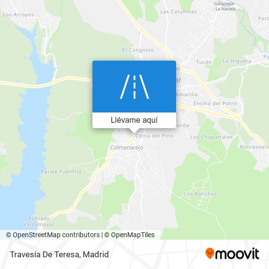 Mapa Travesía De Teresa