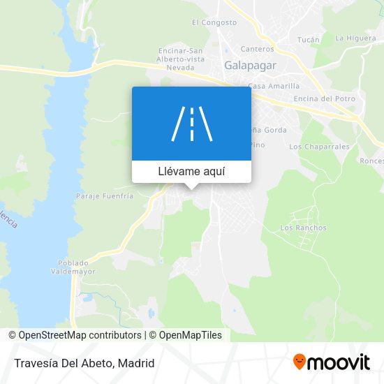 Mapa Travesía Del Abeto