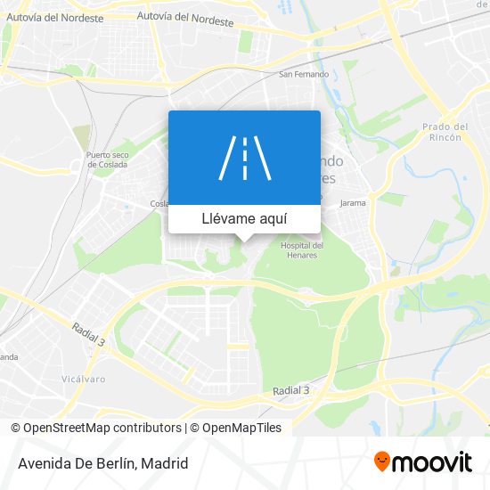 Mapa Avenida De Berlín