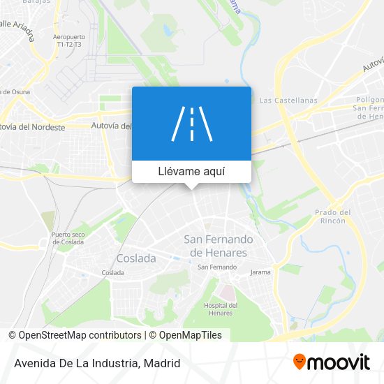 Mapa Avenida De La Industria