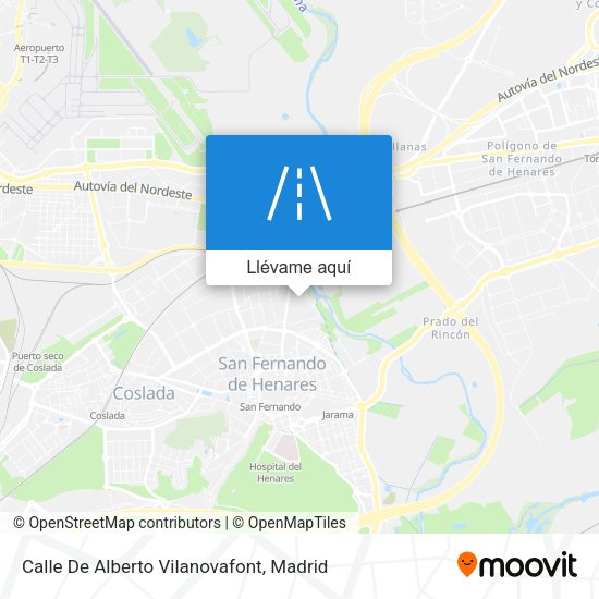 Mapa Calle De Alberto Vilanovafont