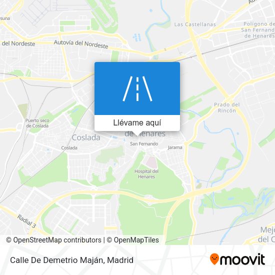 Mapa Calle De Demetrio Maján