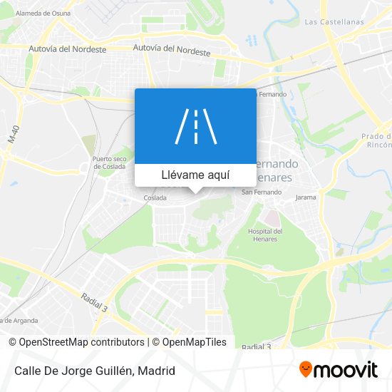Mapa Calle De Jorge Guillén
