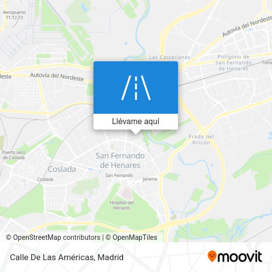 Mapa Calle De Las Américas
