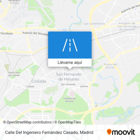 Mapa Calle Del Ingeniero Fernández Casado