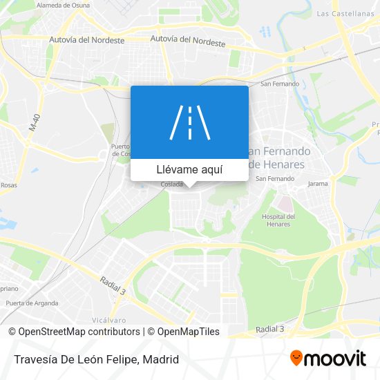 Mapa Travesía De León Felipe