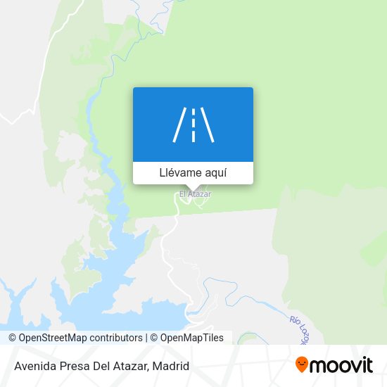 Mapa Avenida Presa Del Atazar