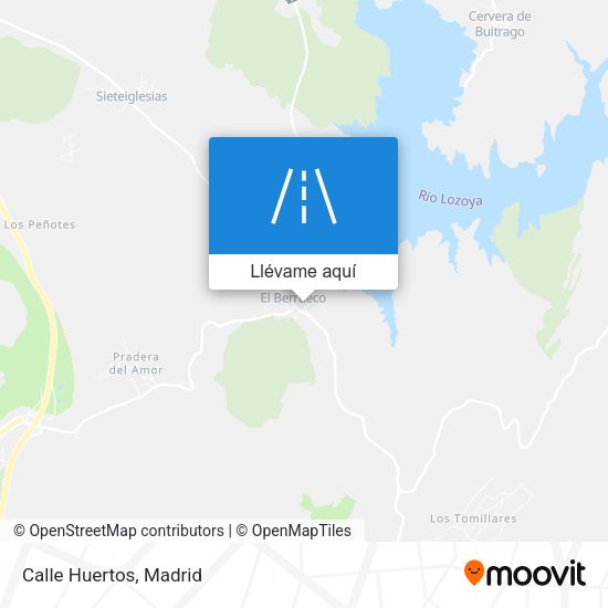 Mapa Calle Huertos
