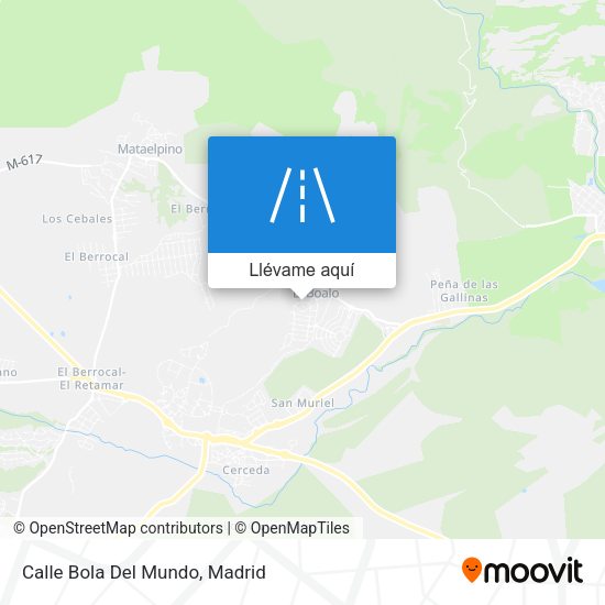 Mapa Calle Bola Del Mundo