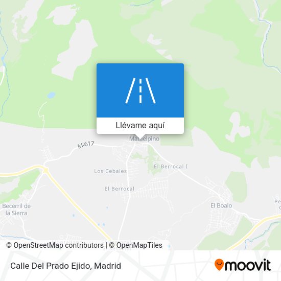 Mapa Calle Del Prado Ejido