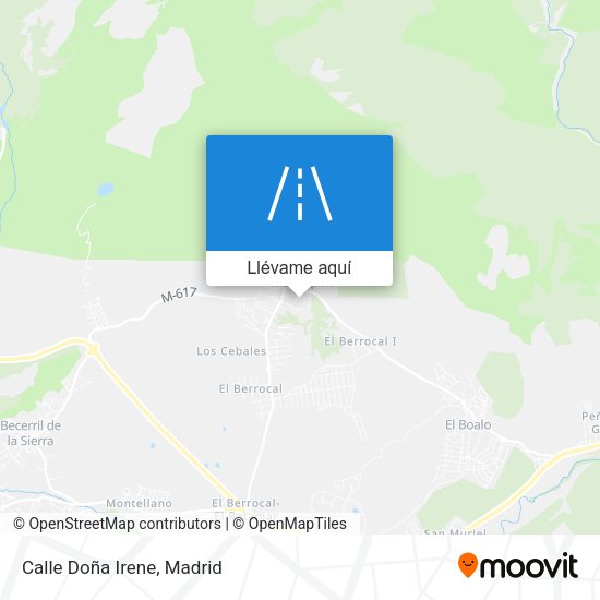 Mapa Calle Doña Irene