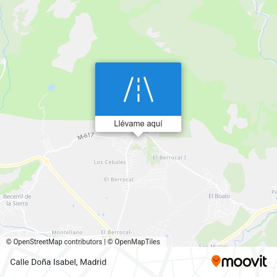 Mapa Calle Doña Isabel