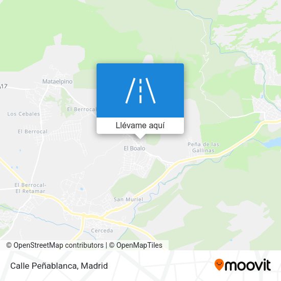 Mapa Calle Peñablanca