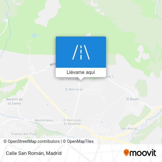 Mapa Calle San Román