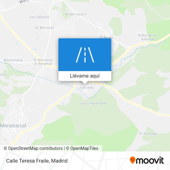 Mapa Calle Teresa Fraile