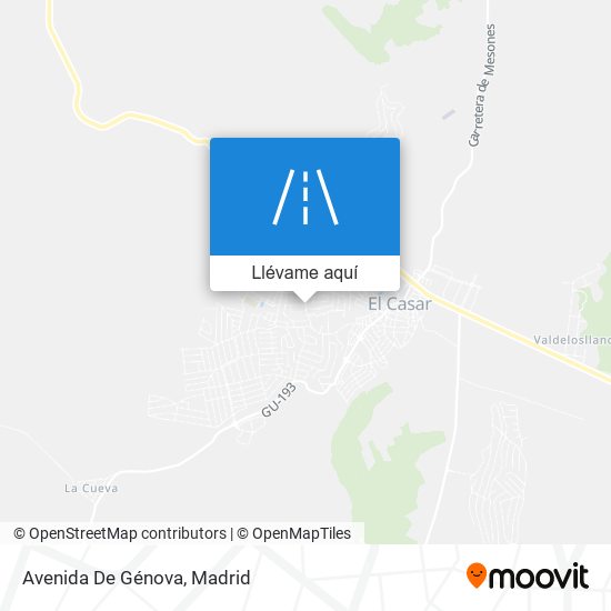 Mapa Avenida De Génova