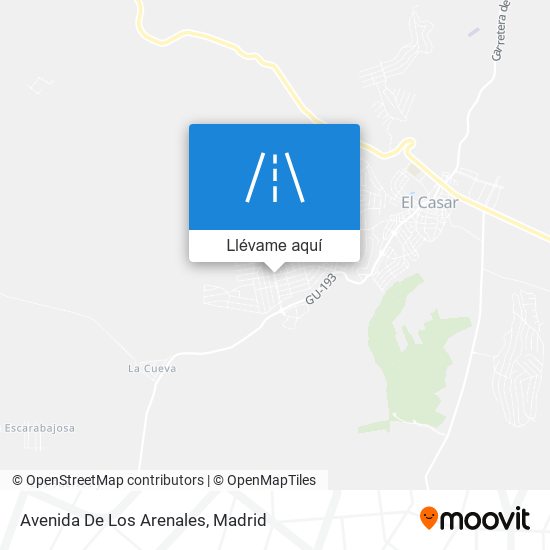Mapa Avenida De Los Arenales