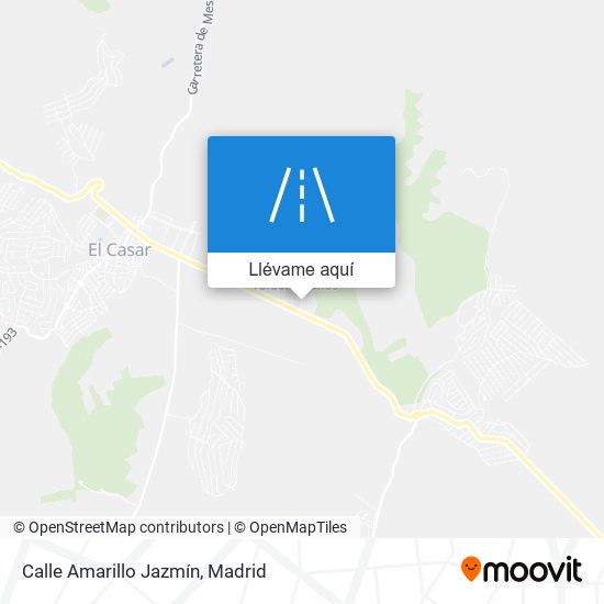 Mapa Calle Amarillo Jazmín