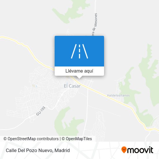 Mapa Calle Del Pozo Nuevo