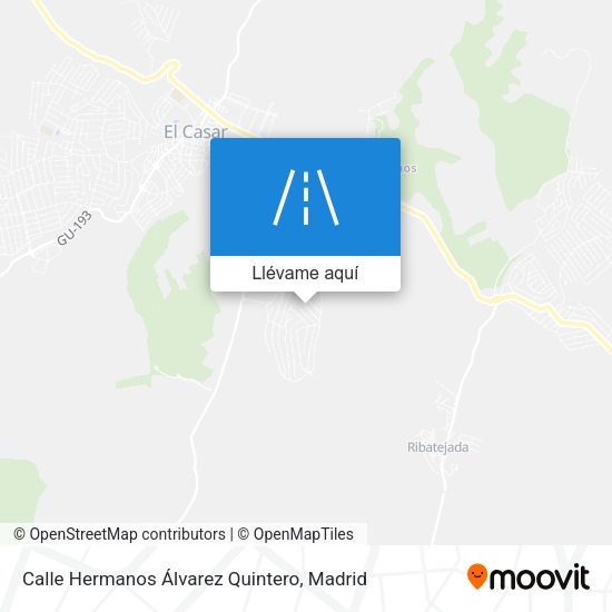 Mapa Calle Hermanos Álvarez Quintero