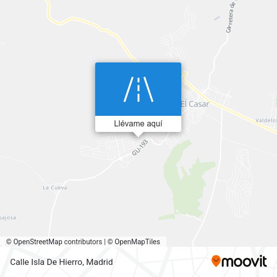 Mapa Calle Isla De Hierro