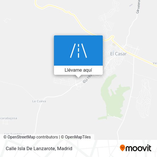 Mapa Calle Isla De Lanzarote