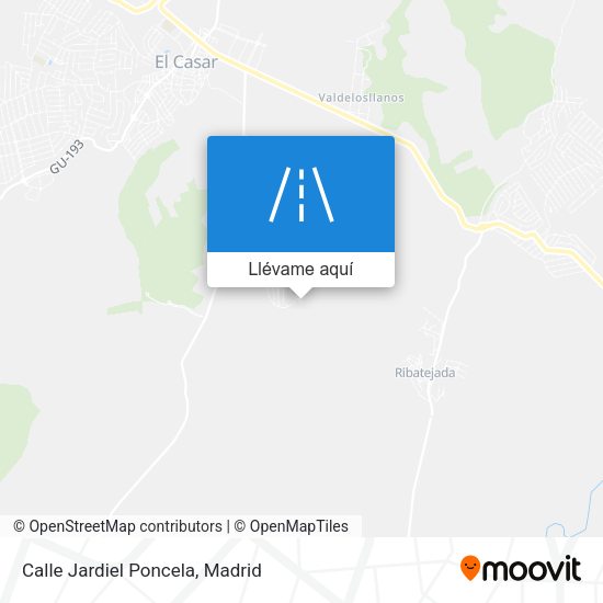 Mapa Calle Jardiel Poncela