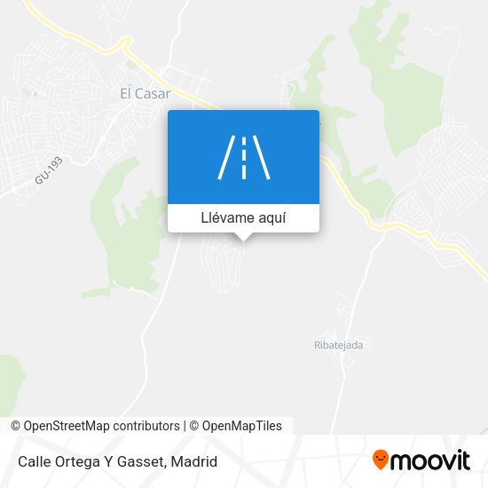Mapa Calle Ortega Y Gasset