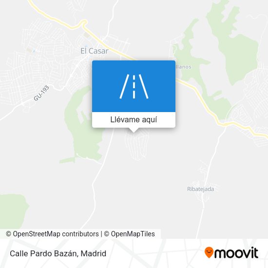Mapa Calle Pardo Bazán