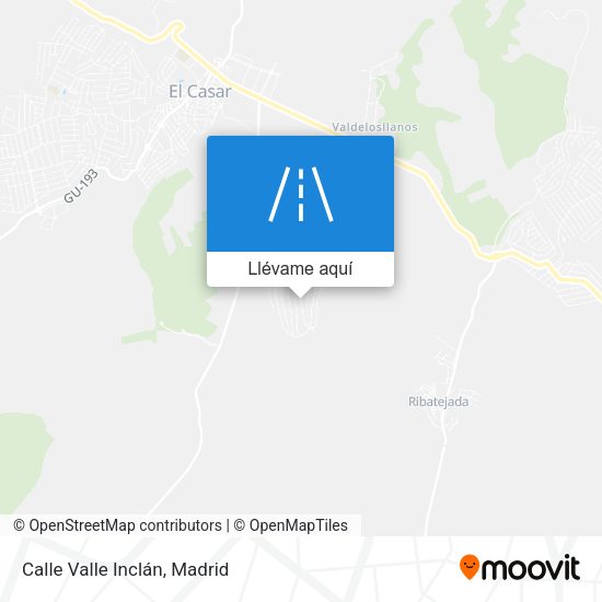 Mapa Calle Valle Inclán