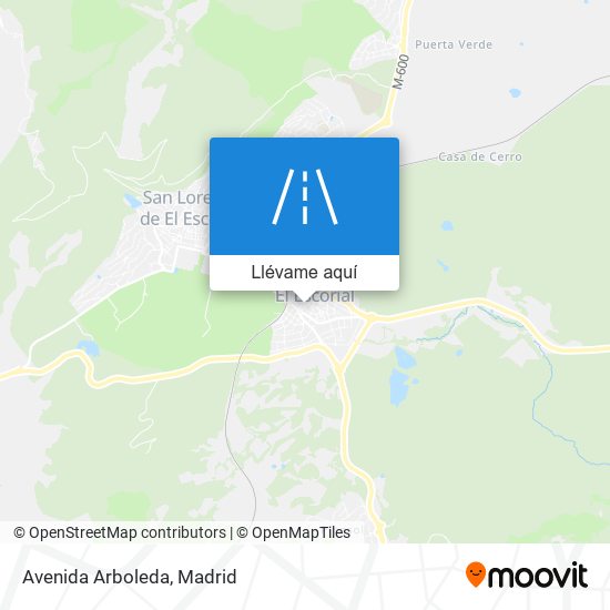 Mapa Avenida Arboleda