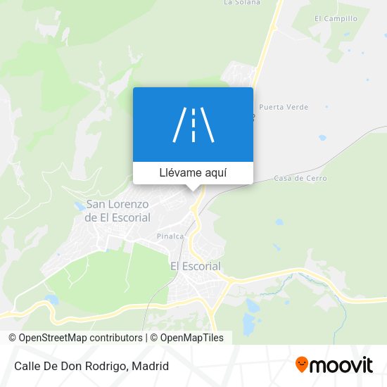 Mapa Calle De Don Rodrigo