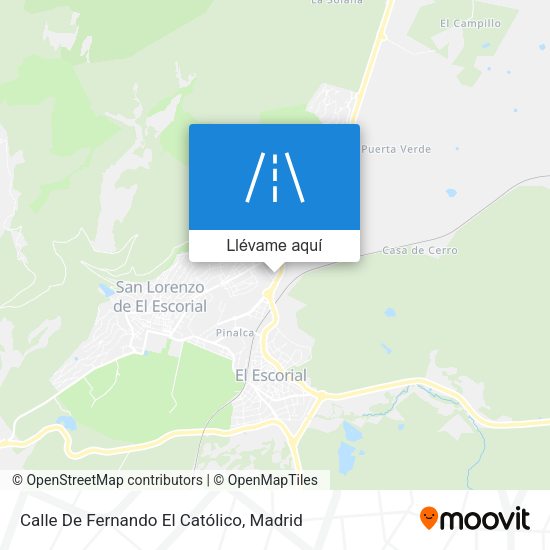 Mapa Calle De Fernando El Católico